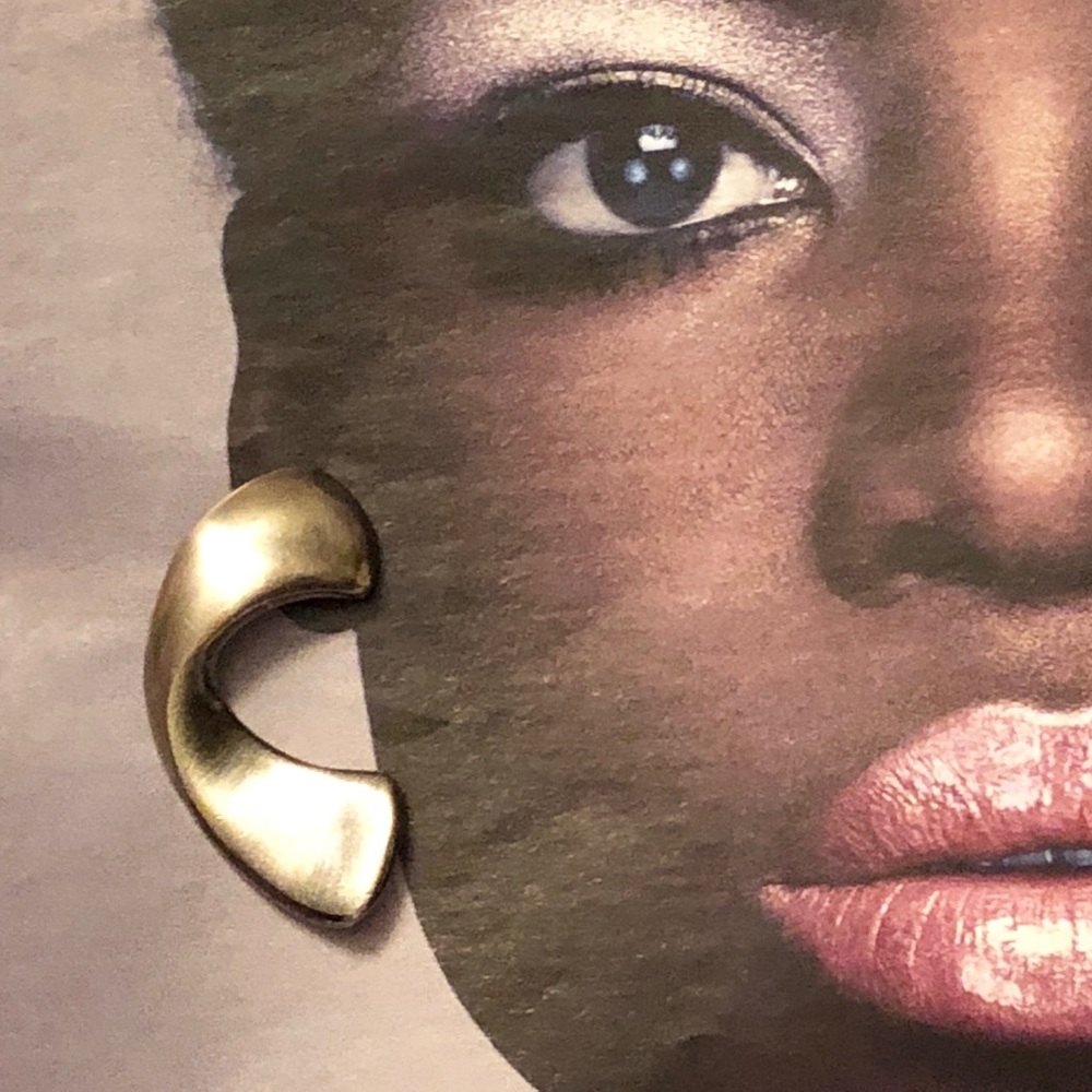 Super vintage curved earrings